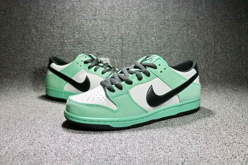 Nike Dunk SB Women Men White Green Shoes  2