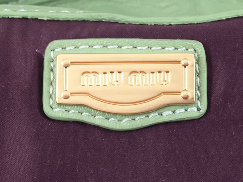 Miu Miu Small Coffer Bag Green 10