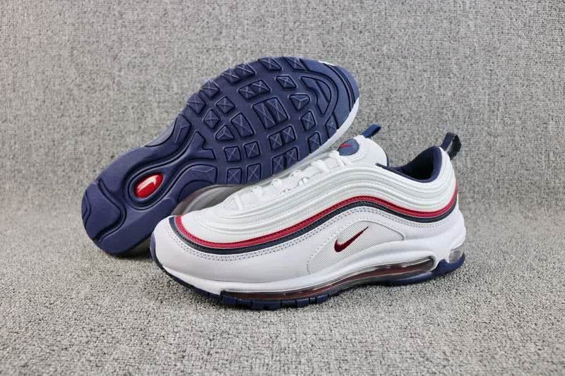 Nike Air Max 97 OG QS Women Men White Red Shoes 1