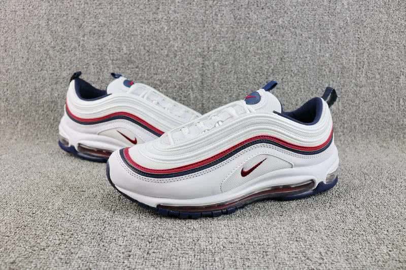 Nike Air Max 97 OG QS Women Men White Red Shoes 2