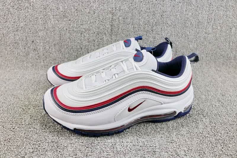 Nike Air Max 97 OG QS Women Men White Red Shoes 8
