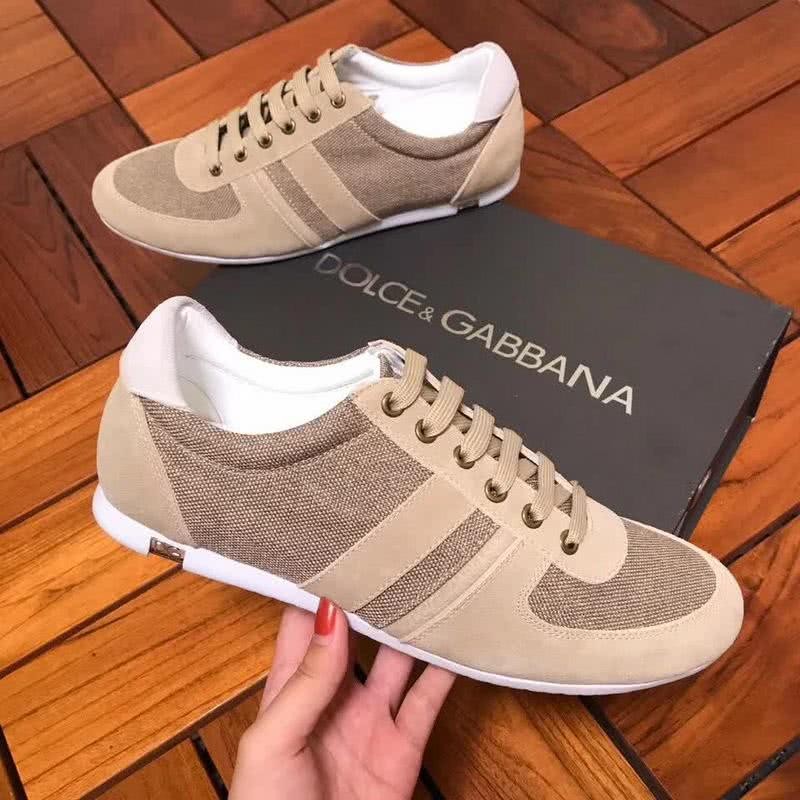Dolce & Gabbana Sneakers Nude White Men 5