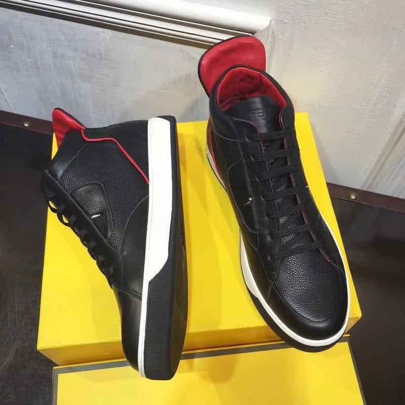 Fendi Sneakers High Top Black Men 4