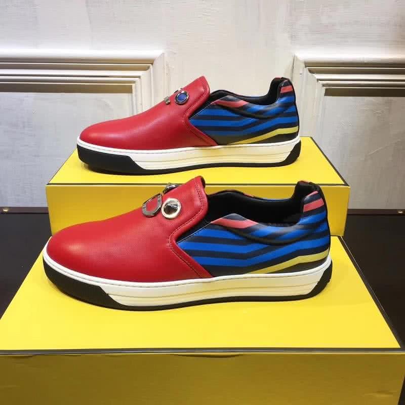 Fendi Slip-on Red Blue Black White Men 4
