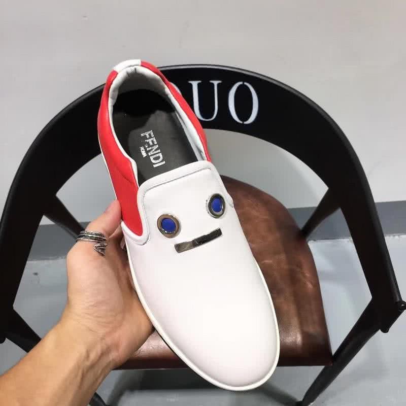 Fendi Slip-on Emotion White Red Yellow Men 7