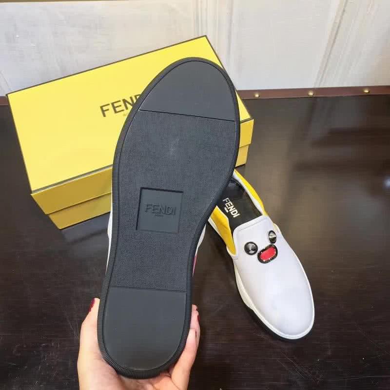 Fendi Slip-on Emotion White Red Yellow Men 9