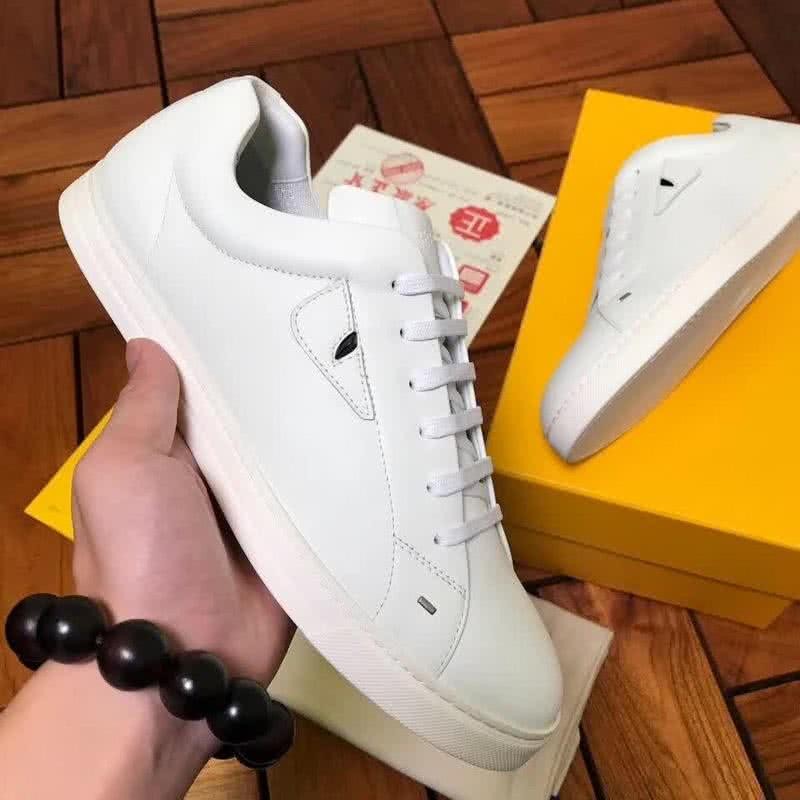 Fendi Sneakers Monster All White Men 3