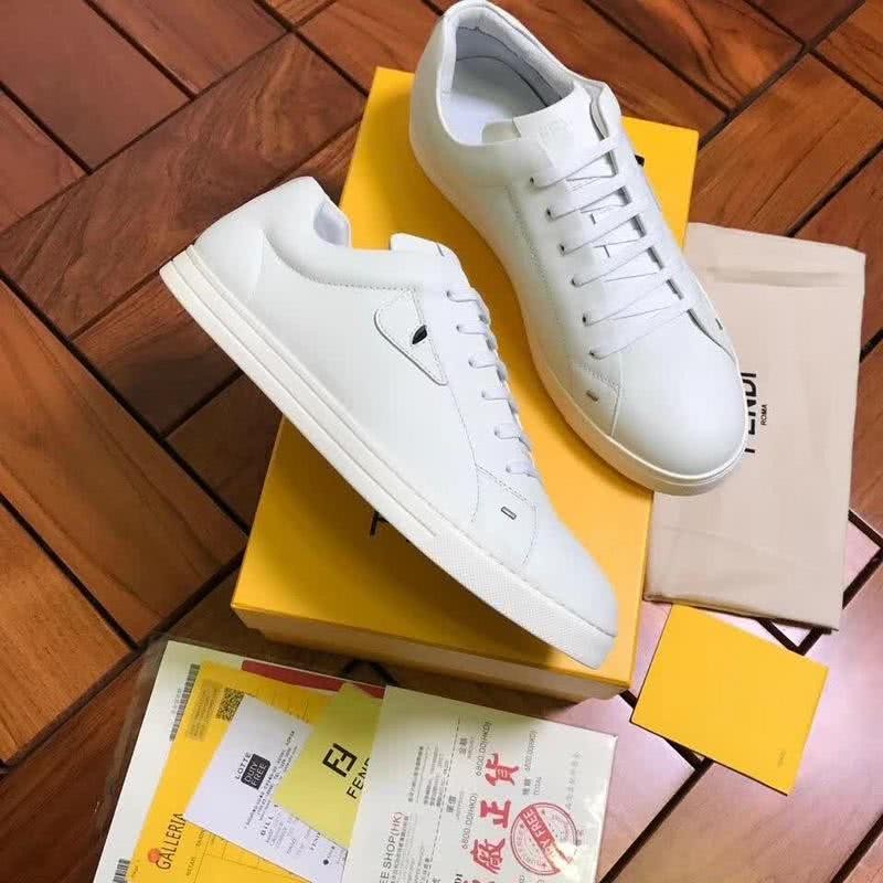 Fendi Sneakers Monster All White Men 4