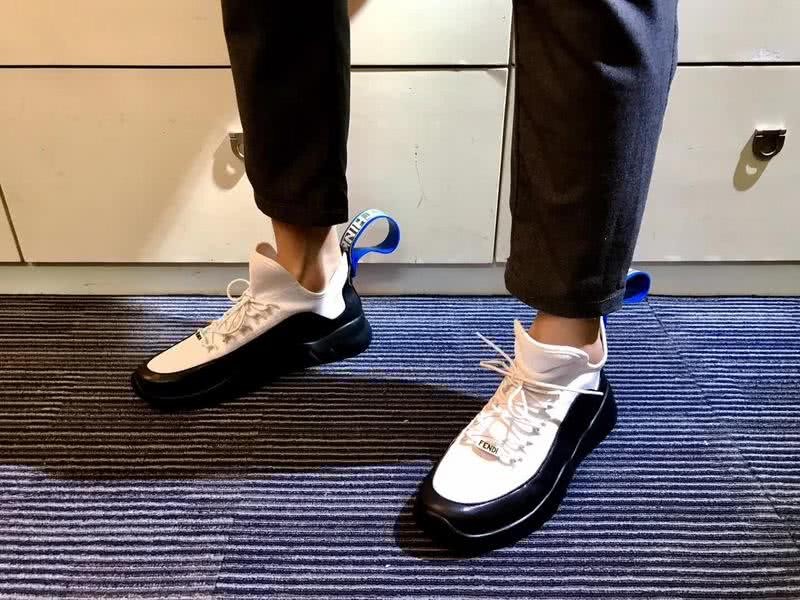 Fendi Sneakers White Black Men 2
