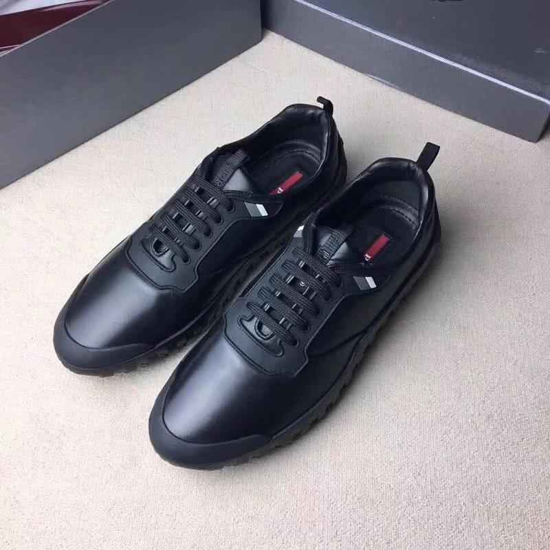 Fendi Sneakers Leather All Black Men 1