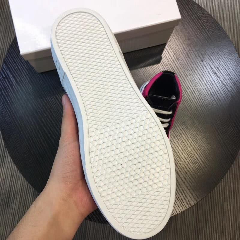 Givenchy Sneakers High Top Black Pink Upper White Sole And Shoelaces Men 9