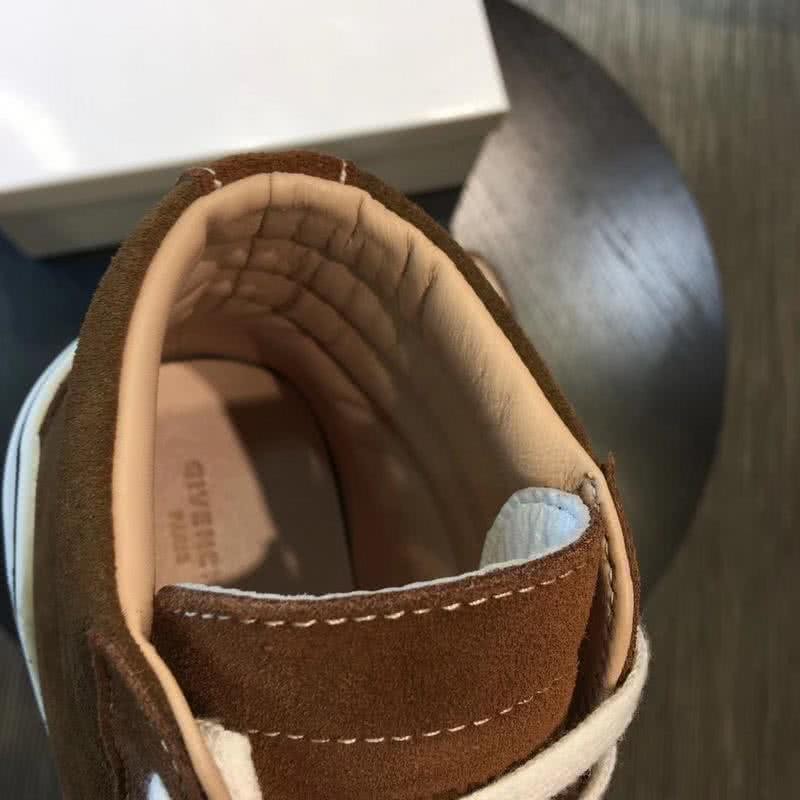Givenchy Sneakers High Top Brown Upper White Sole And  Shoelaces Men 7