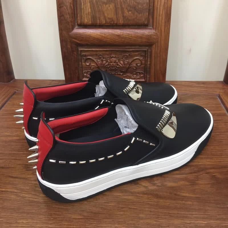 Fendi Slip-on Monster Black Red White Men 8
