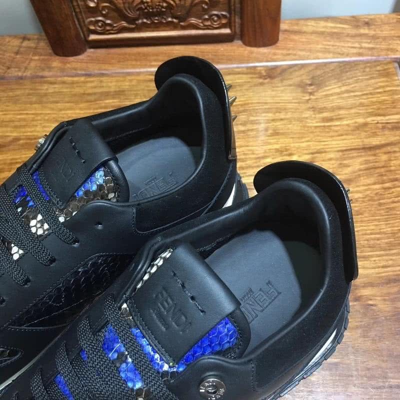 Fendi Sneakers Monster Black Yellow Blue White Men 7