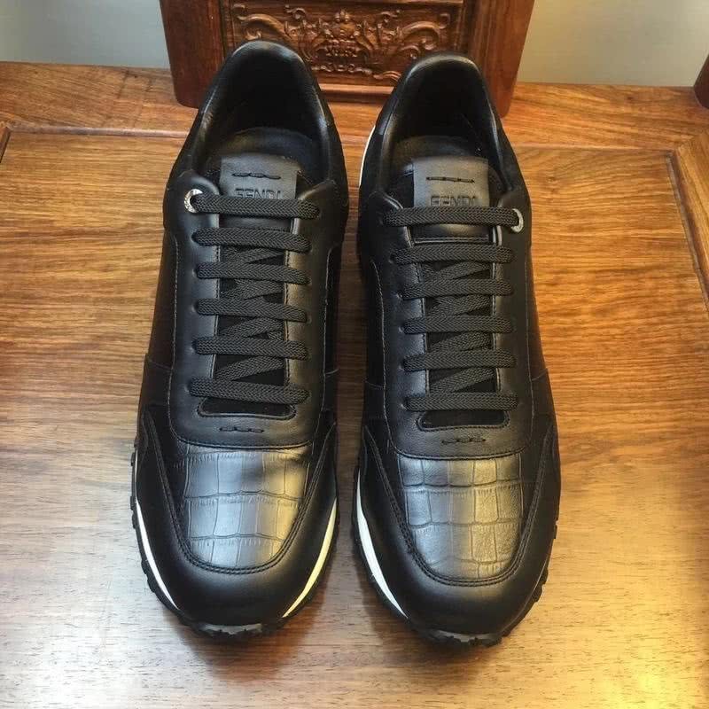 Fendi Sneakers Black White Men 2