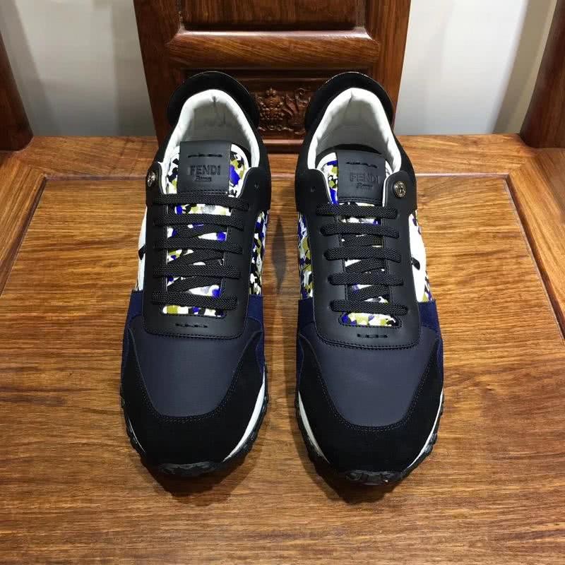 Fendi Sneakers Monster Black White Men 2