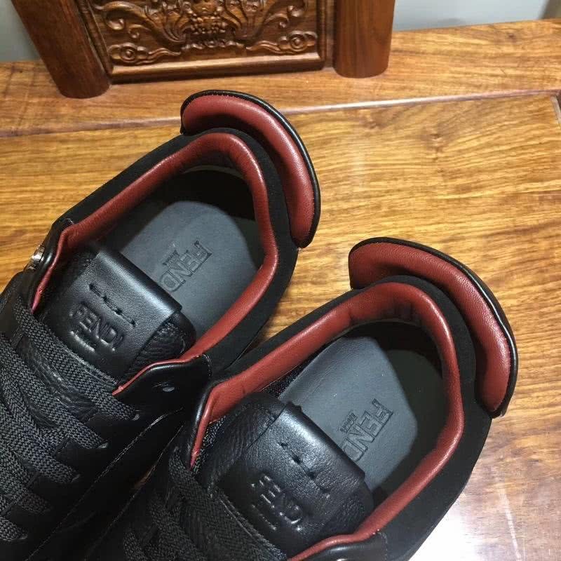 Fendi Sneakers Leather All Black Upper Men 7