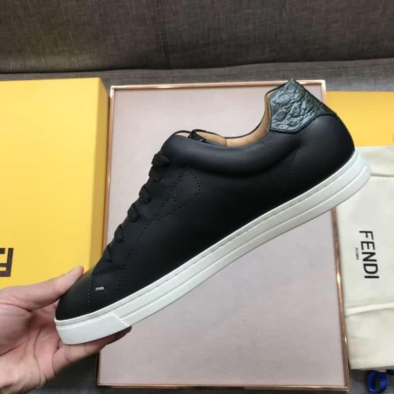 Fendi Sneakers Monster Black Blue Upper White Sole Men 7