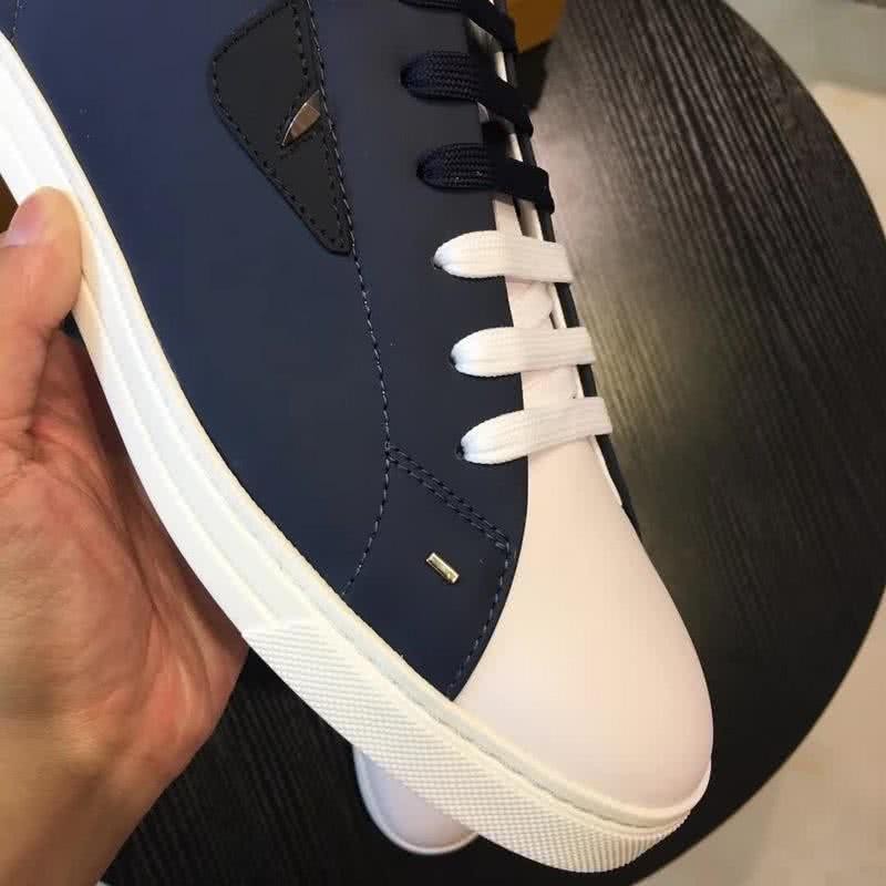 Fendi Sneakers Black White Upper White Sole Men 7