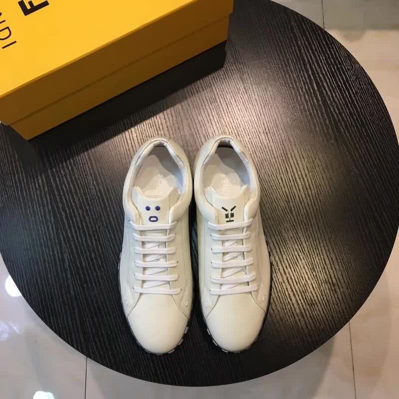 Fendi Sneakers White Upper Black Sole Men 2