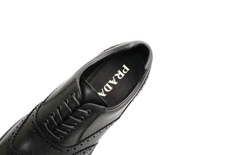 Fendi Lace-ups Calf Leather Carving All Black Men 2