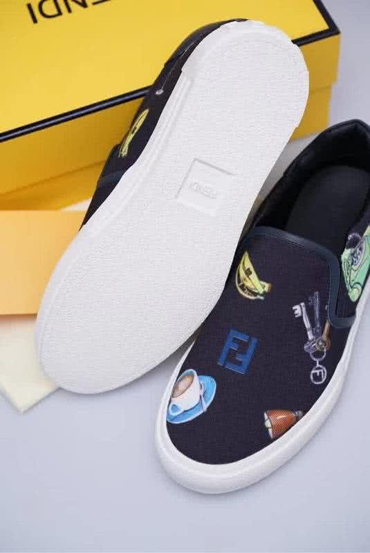 Fendi Slip-on Painting Black Men 9