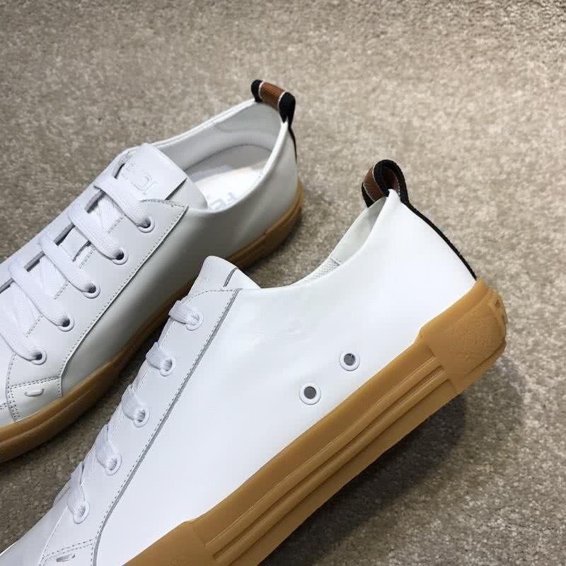 Fendi Sneakers Lace-ups Leather White Upper Rubber Sole Men 8