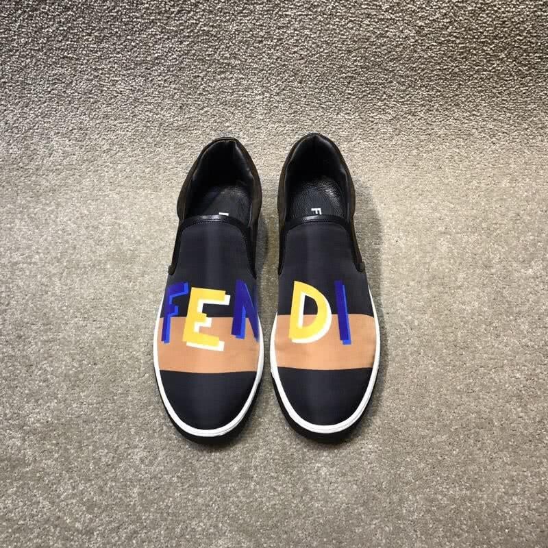Fendi Slip-on Black Orange Yellow Blue Men 2