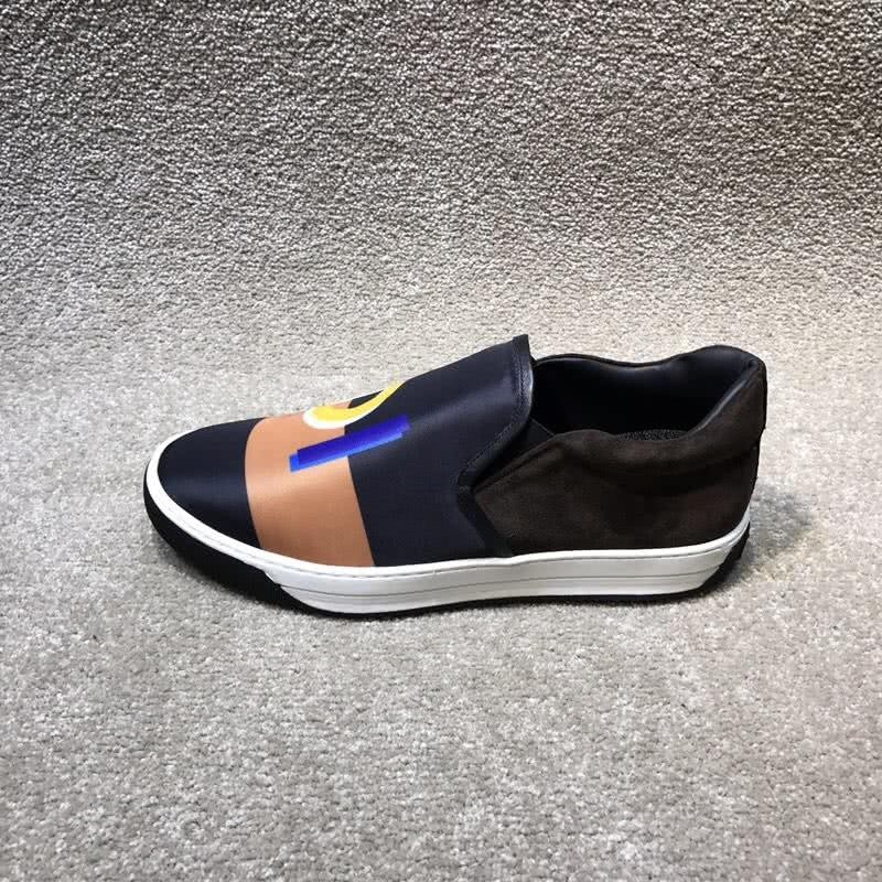 Fendi Slip-on Black Orange Yellow Blue Men 6