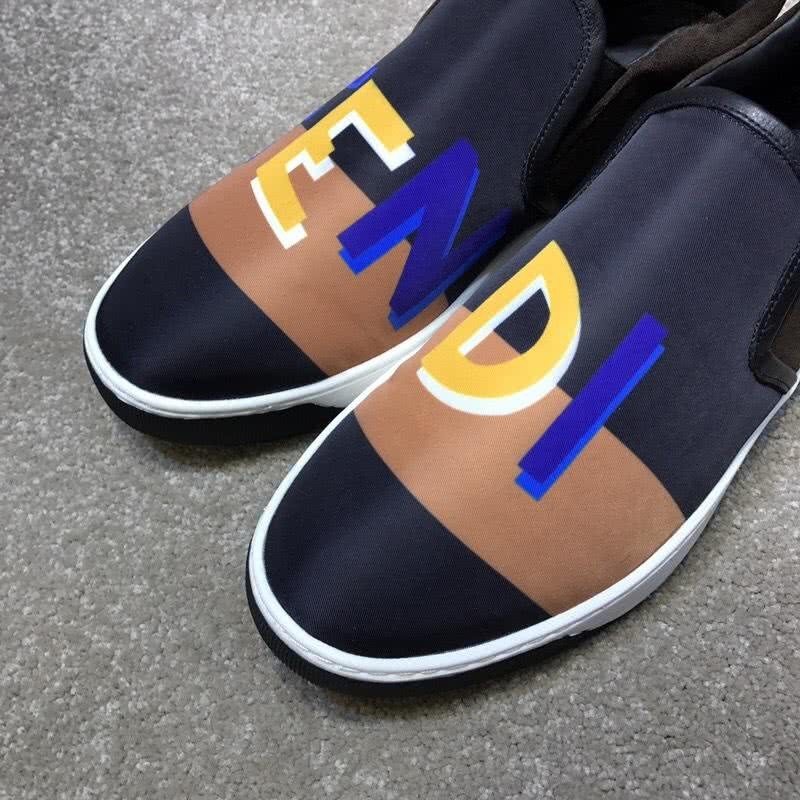 Fendi Slip-on Black Orange Yellow Blue Men 7