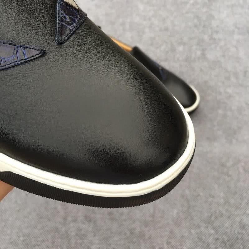 Fendi Sneakers Monster Rivets Black Upper White Sole Men 4