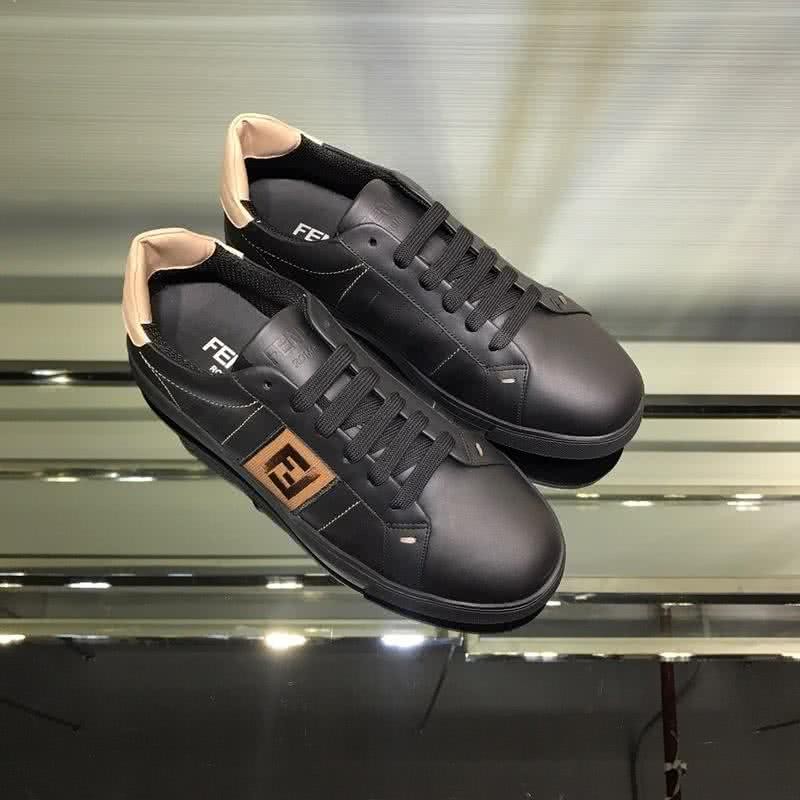 Fendi Sneakers Lace-ups Black And Brown Men 3