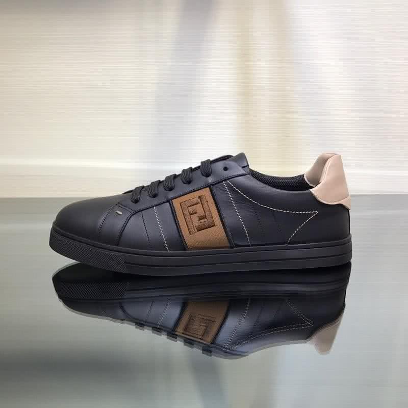 Fendi Sneakers Lace-ups Black And Brown Men 9