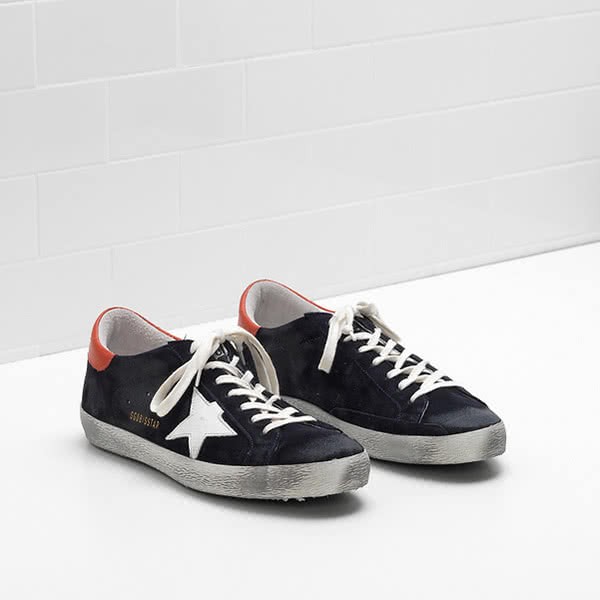 Golden Goose Superstar Sneakers G32MS590.E99 Calf suede Star and heel is leather 2