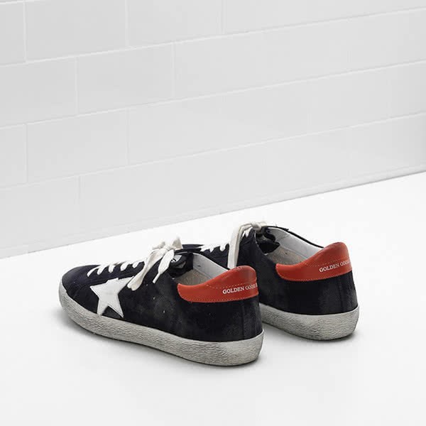 Golden Goose Superstar Sneakers G32MS590.E99 Calf suede Star and heel is leather 3