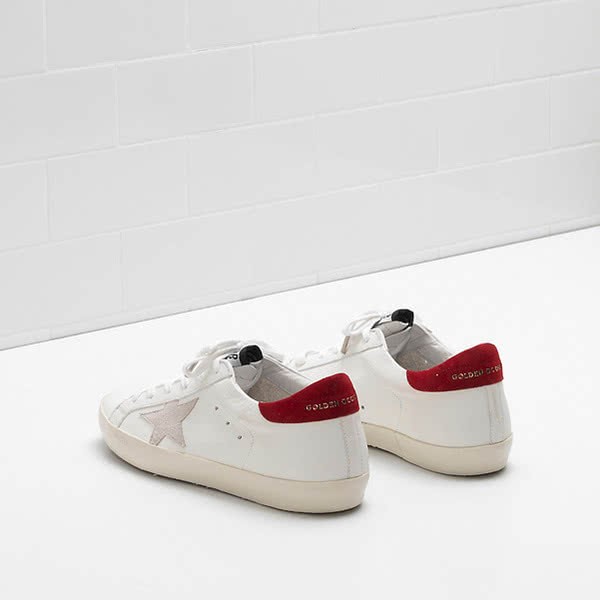 Golden Goose Superstar Sneakers G32WS590.G30 calf leather Star and heel is suede 3
