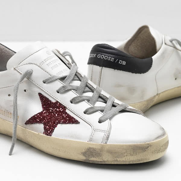 Golden Goose Superstar G33WS590.H15 calf leather star white 4