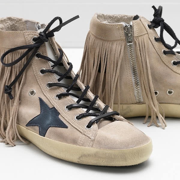 Golden Goose FRANCY Sneakers G32WS591.B25 Calf suede tongue insert Leather 4