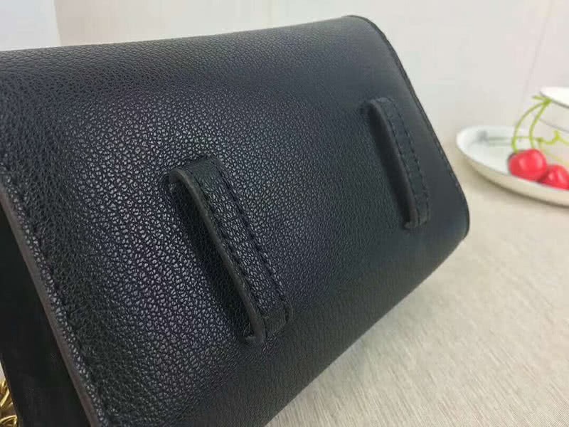 Givenchy Small gv3 Bag In Grained Leather And Suede Black 4