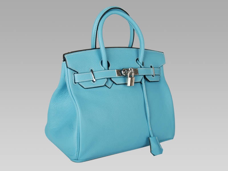 Hermes Birkin 30cm Togo Leather Bleu Thalassa 2