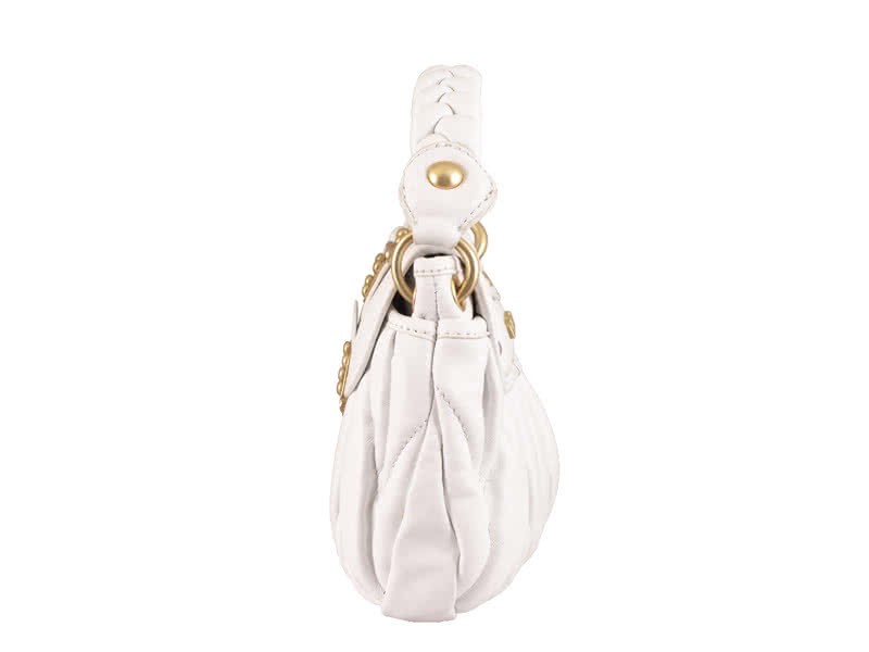 Miu Miu Small Coffer Bag White 3