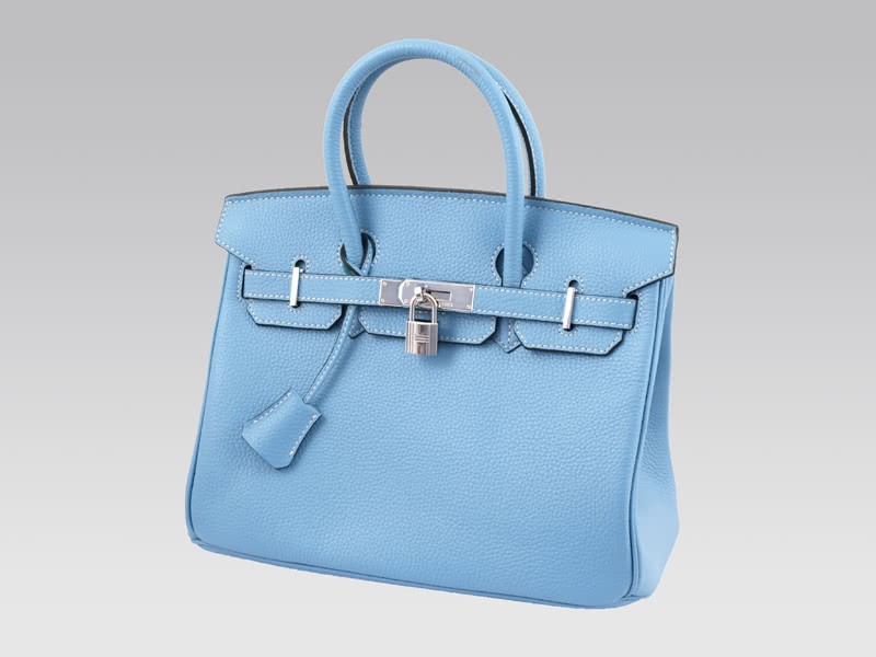 Hermes Birkin 30cm Togo Clemence Blue Jean 2
