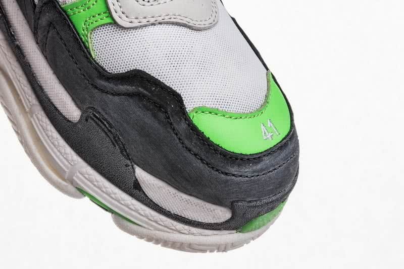 Balenciaga Triple S Retro Black and Green 7