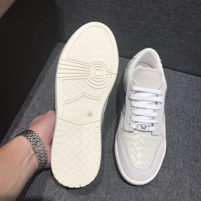 Bottega Veneta Top Quality Sneakers Woven Cowhide White Men 9