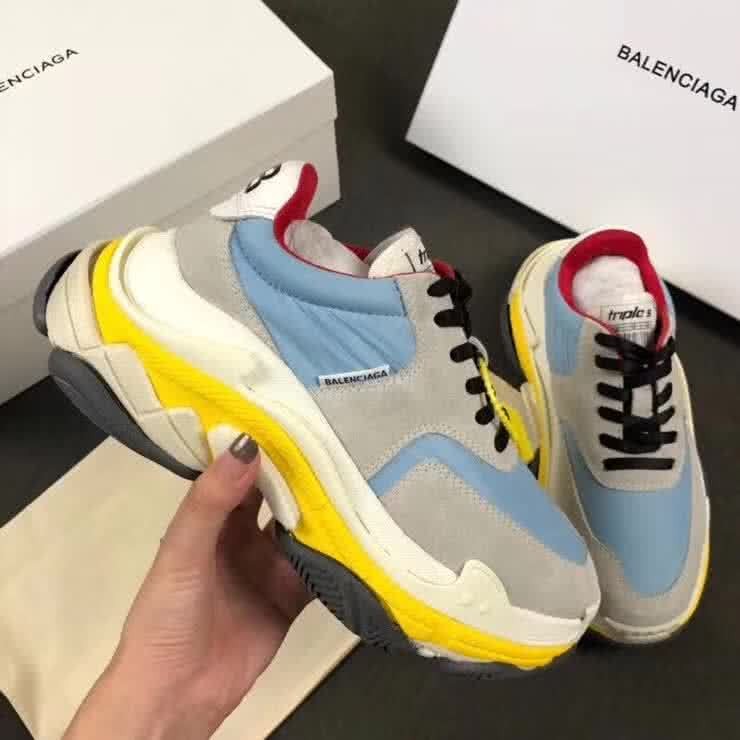 Top Quality Balenciaga Triple S Grey Blue 1