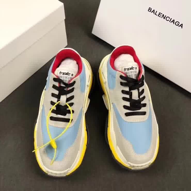 Top Quality Balenciaga Triple S Grey Blue 4