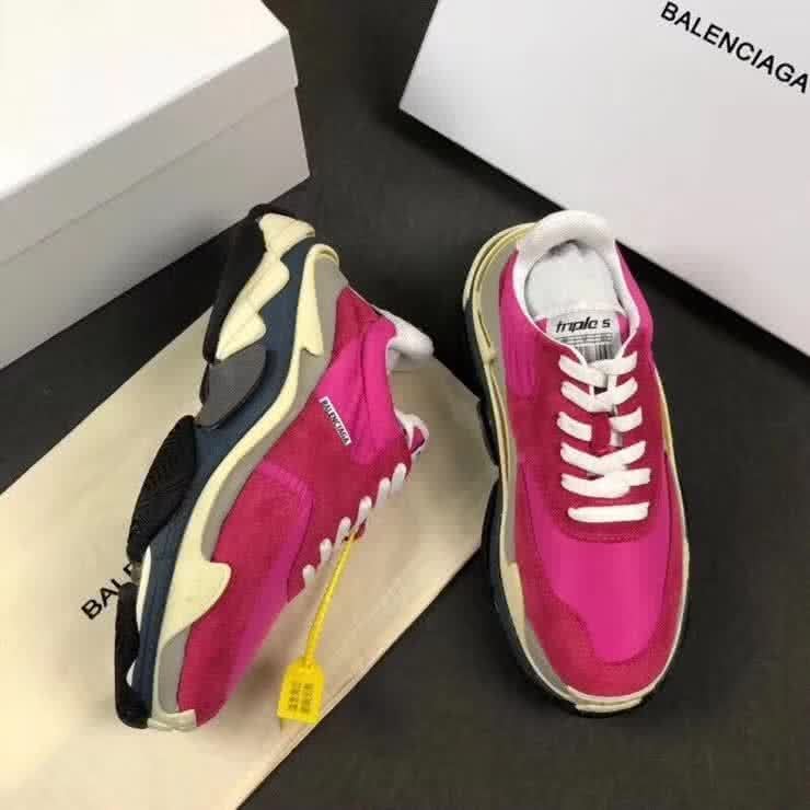 Top Quality Balenciaga Triple S Pink Grey 7