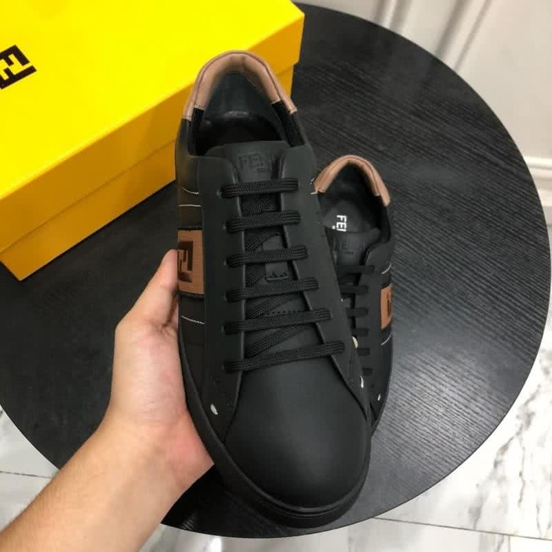 Fendi Sneakers Lace-ups Black And Brown Men 3
