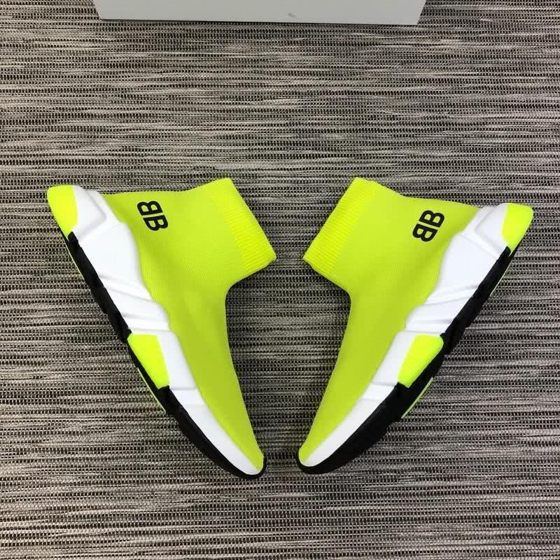 Balenciaga Speed Sock Boots Fluorescent Green Men Women 5
