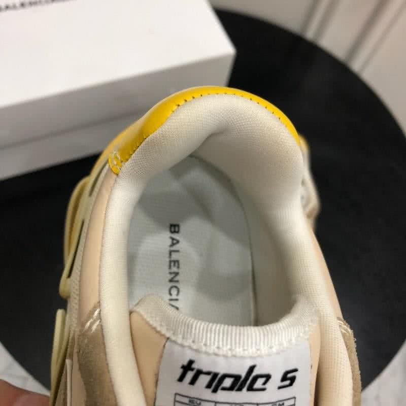 Balenciaga Triple S Creamy Teal Yellow Men Women 7